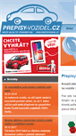 Mobile Screenshot of prepisy-vozidel.cz